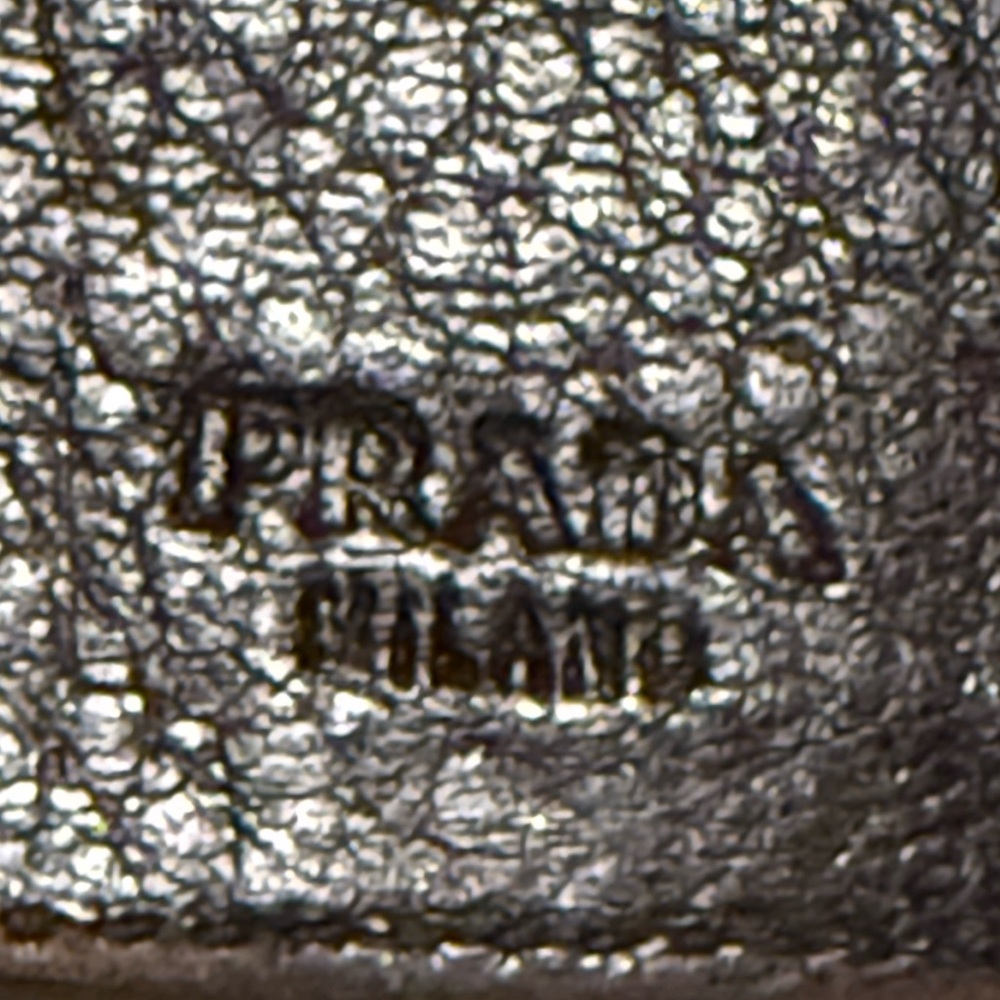 Vintage Prada Dark Brown Leather Wallet with Gold Logo - Picture 11 of 14